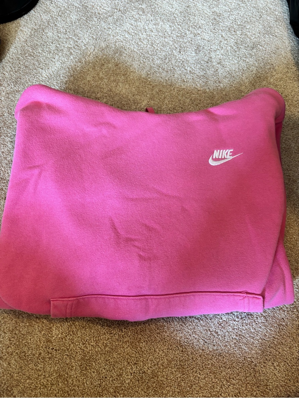 Nike Kids Hot Pink Sweatpants with White Logo